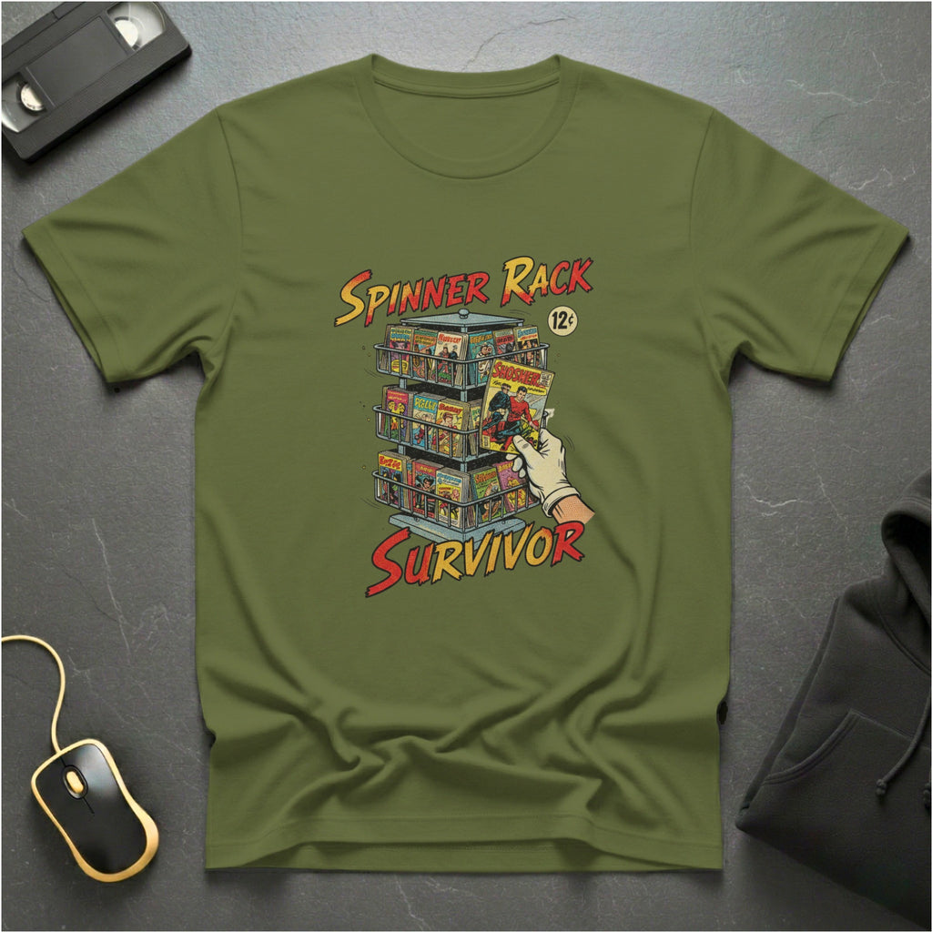 Comic Spinner Rack T-Shirt