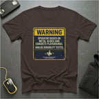 Warning Metal Slides T-Shirt