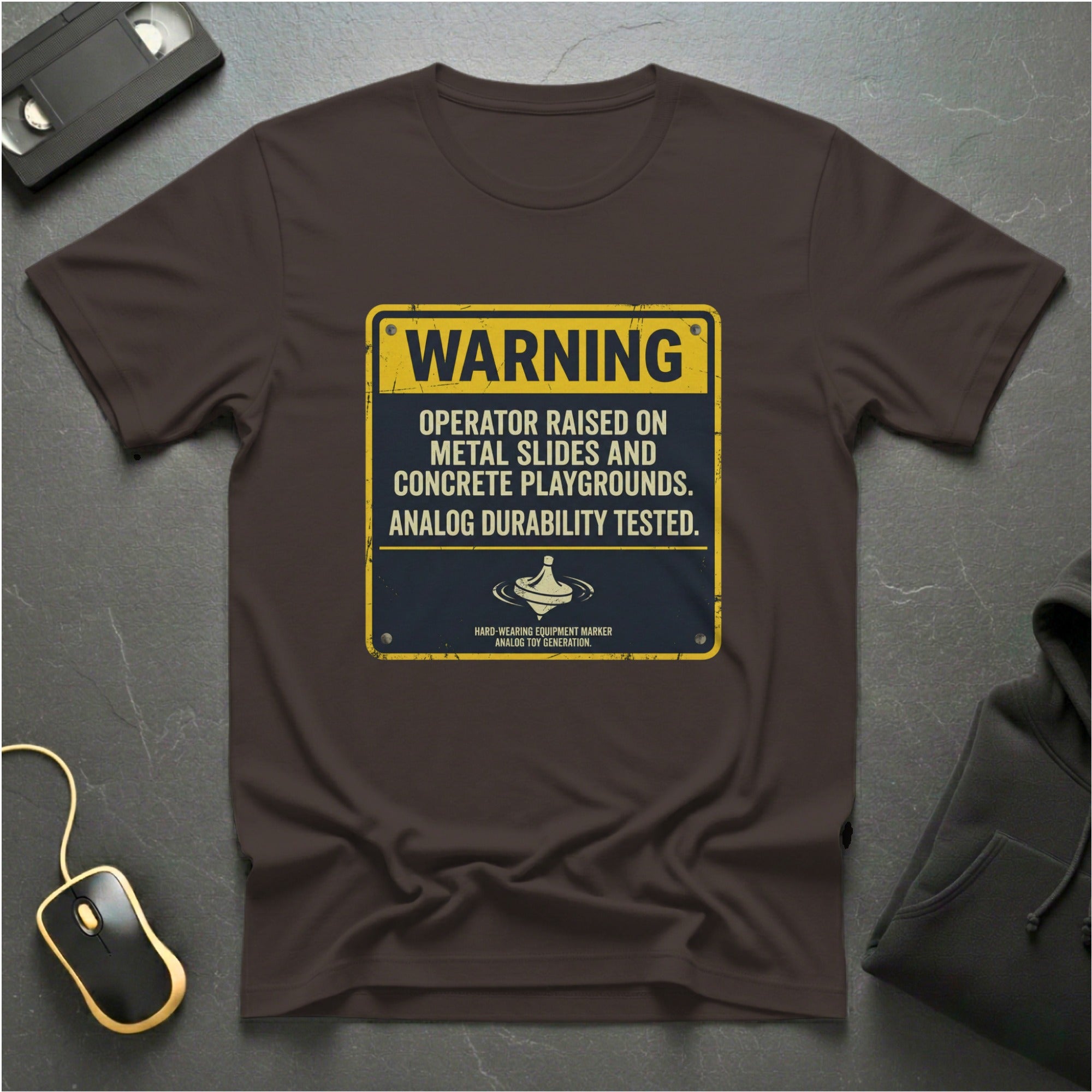 Warning Metal Slides T-Shirt