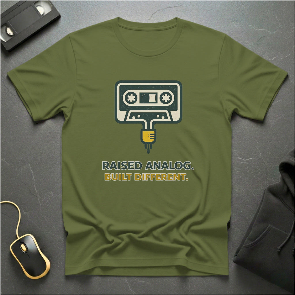 Raised Analog Built Different T-Shirt