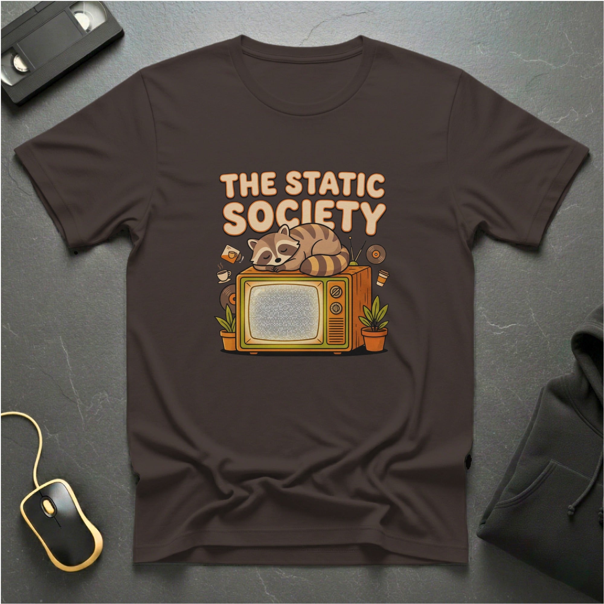 Analog Raccoon T-Shirt
