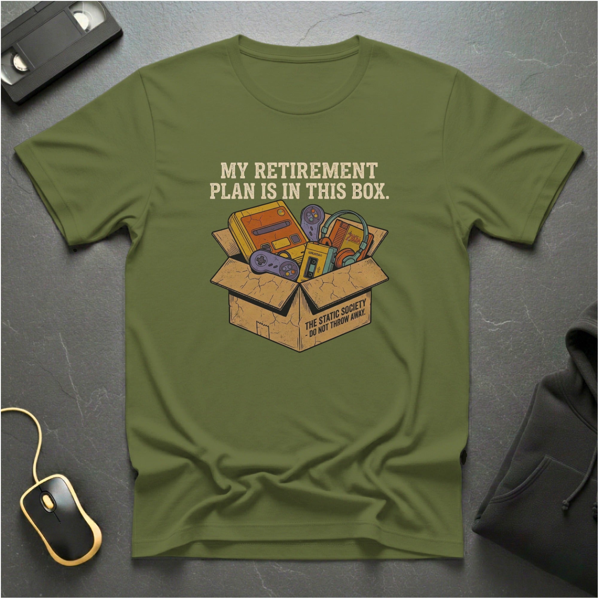 Retirement Plan Box T-Shirt