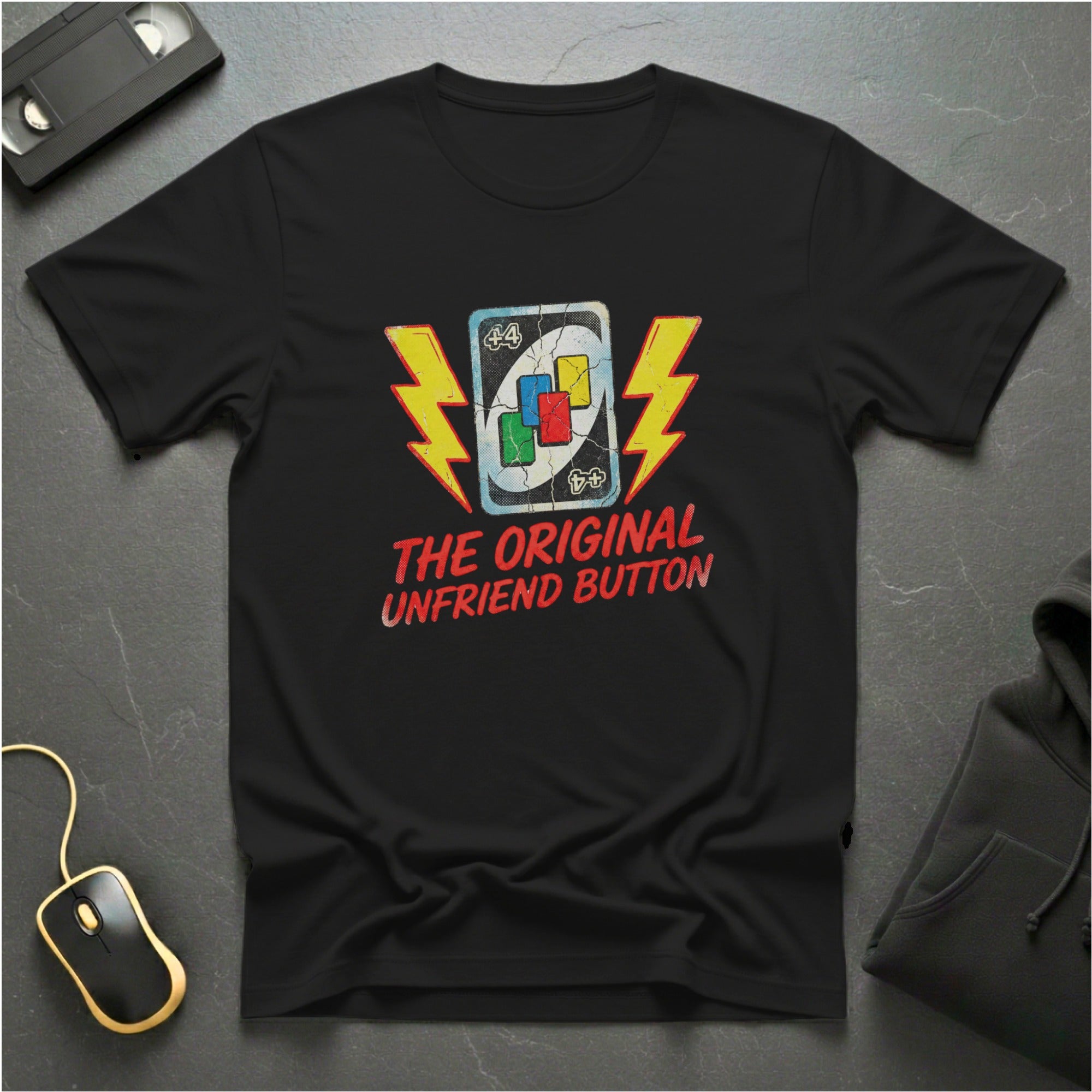 OG Unfriend Button T-Shirt