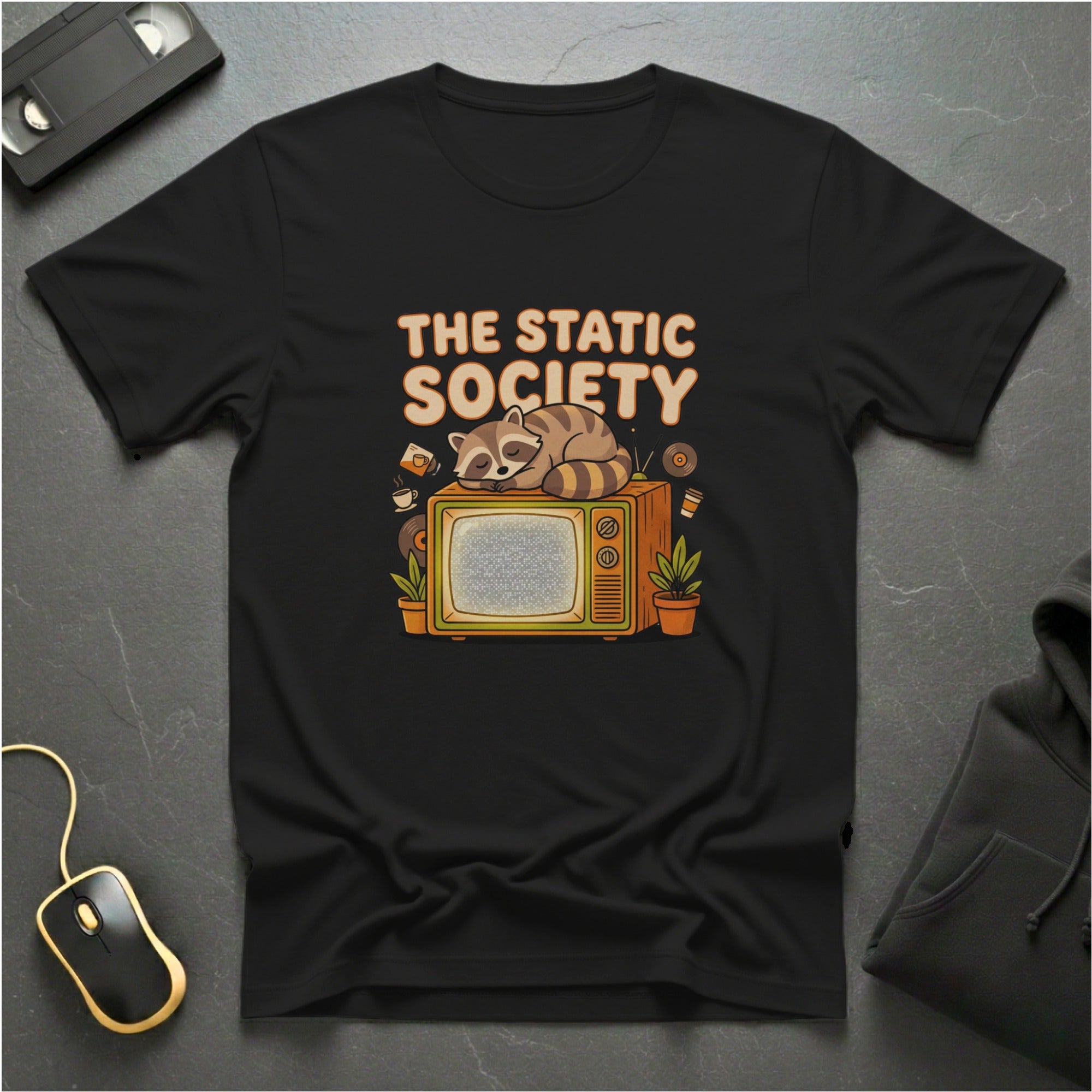 Analog Raccoon T-Shirt