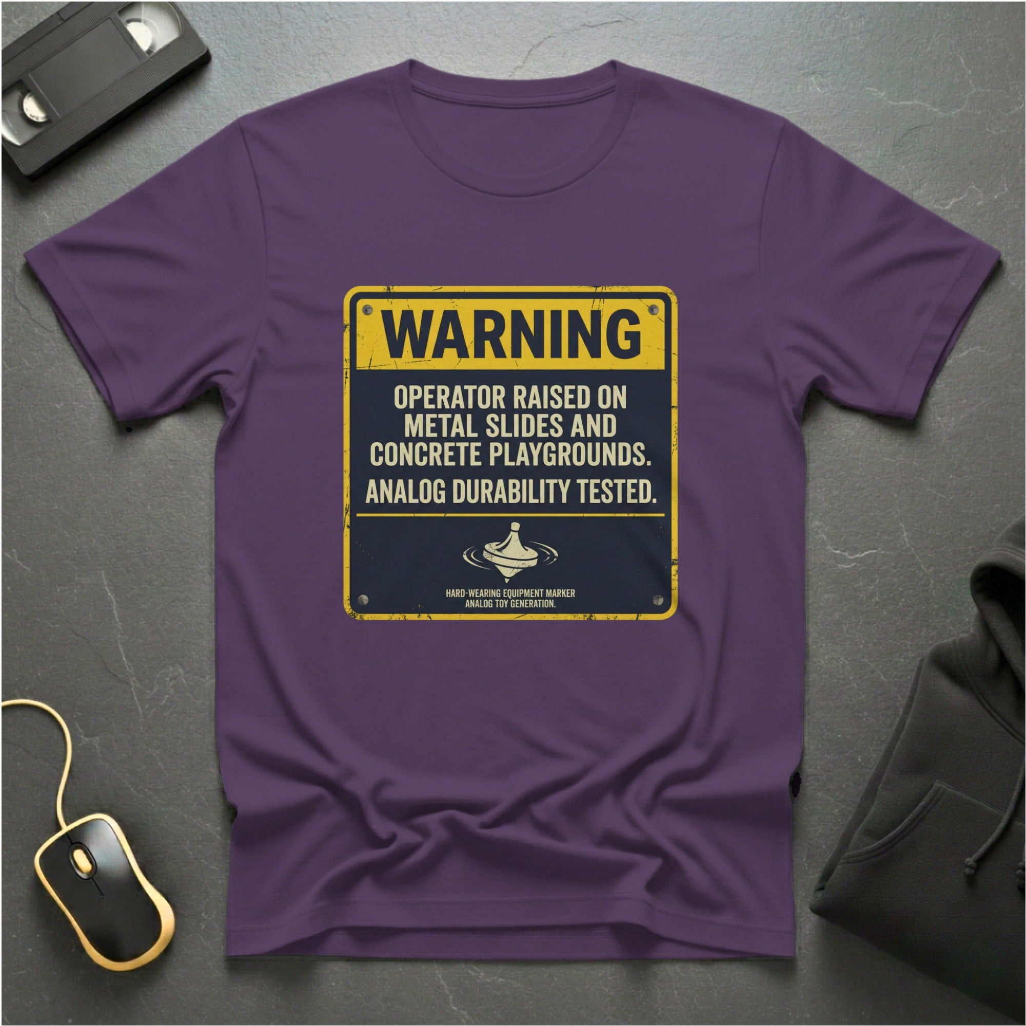 Warning Metal Slides T-Shirt