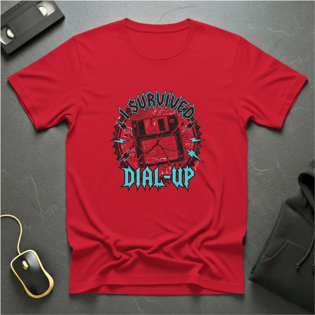 I Survived Dial Up T-shirt