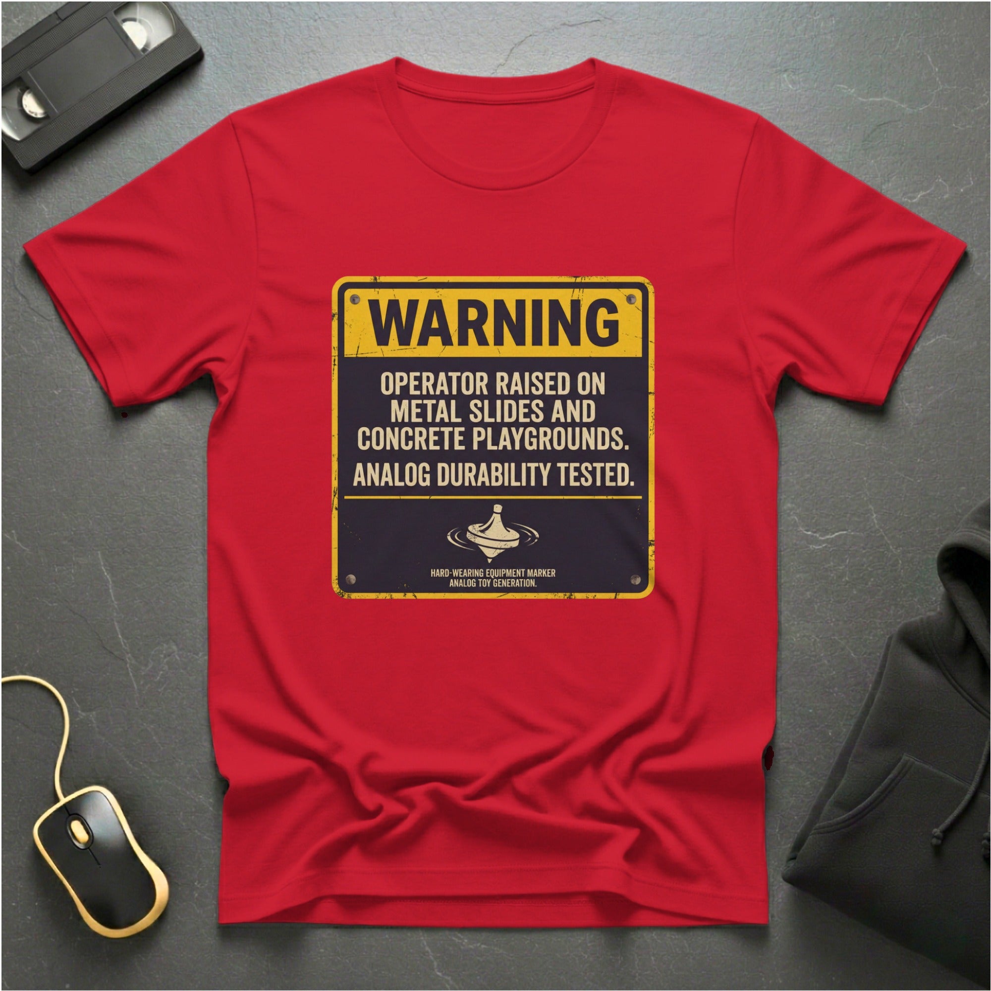 Warning Metal Slides T-Shirt
