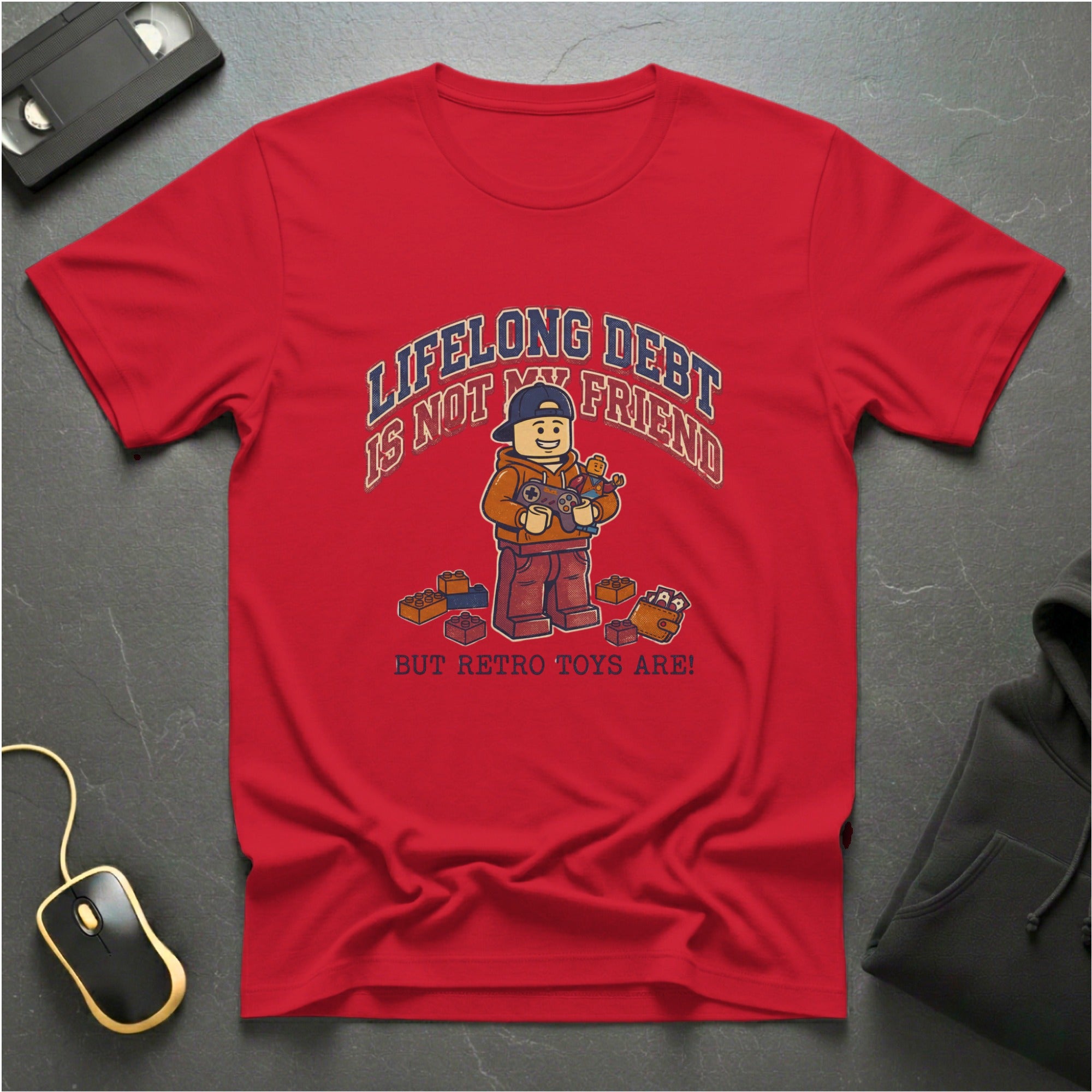 Retro Toys Debt T-Shirt