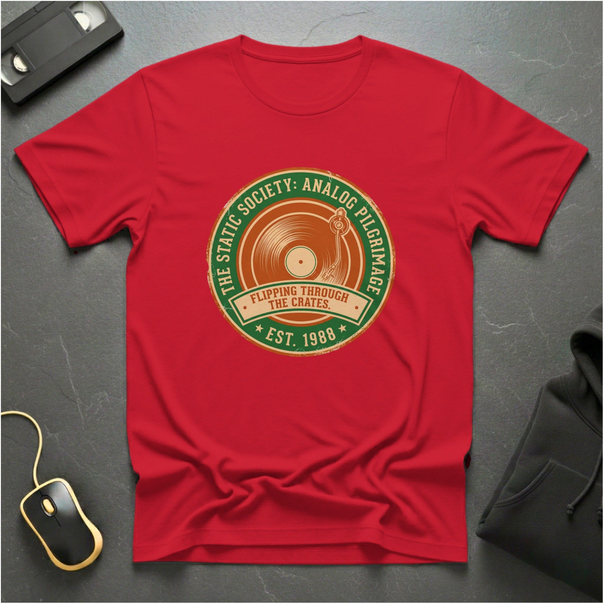 Flipping Through The Crates T-Shirt