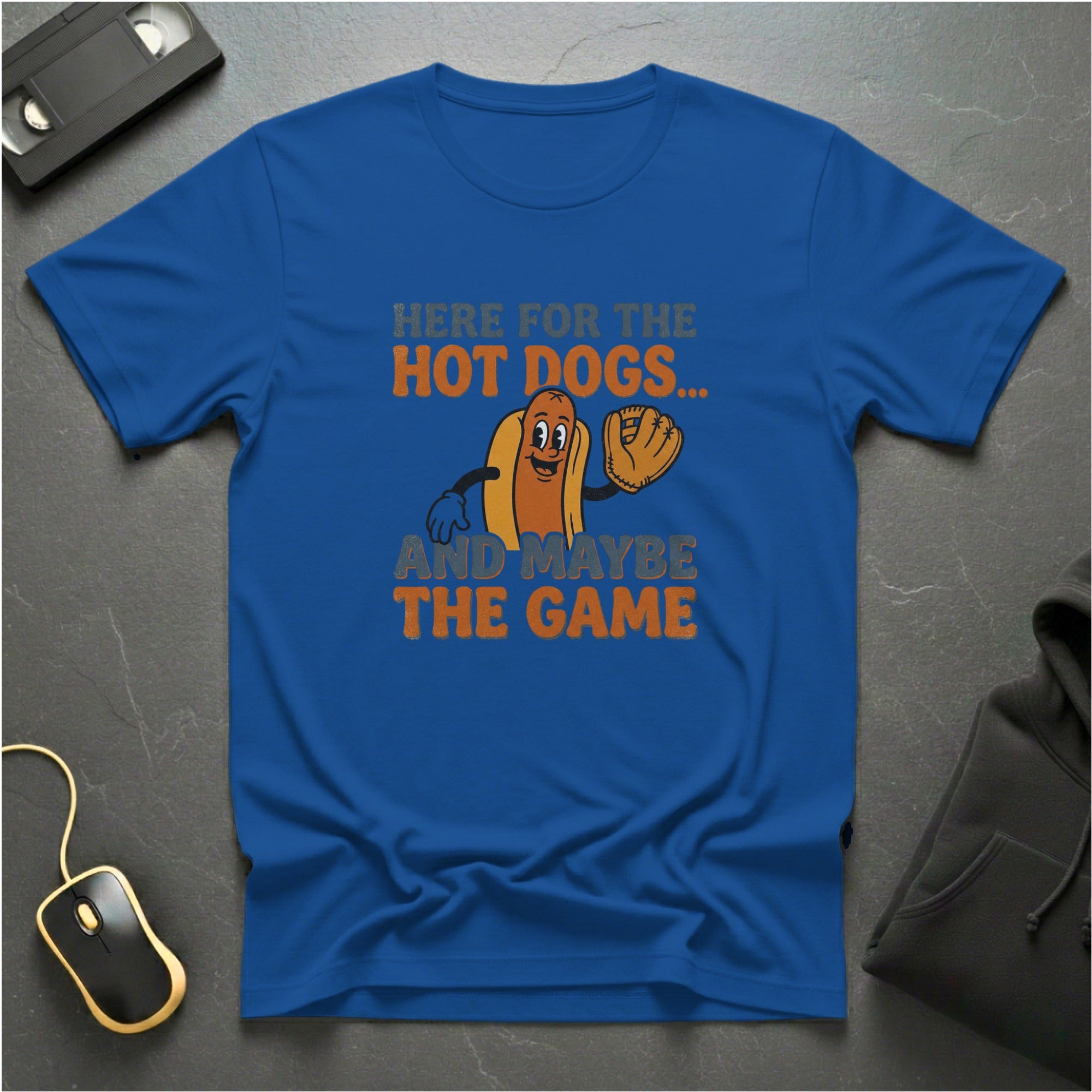 Here For The Hot Dogs T-Shirt