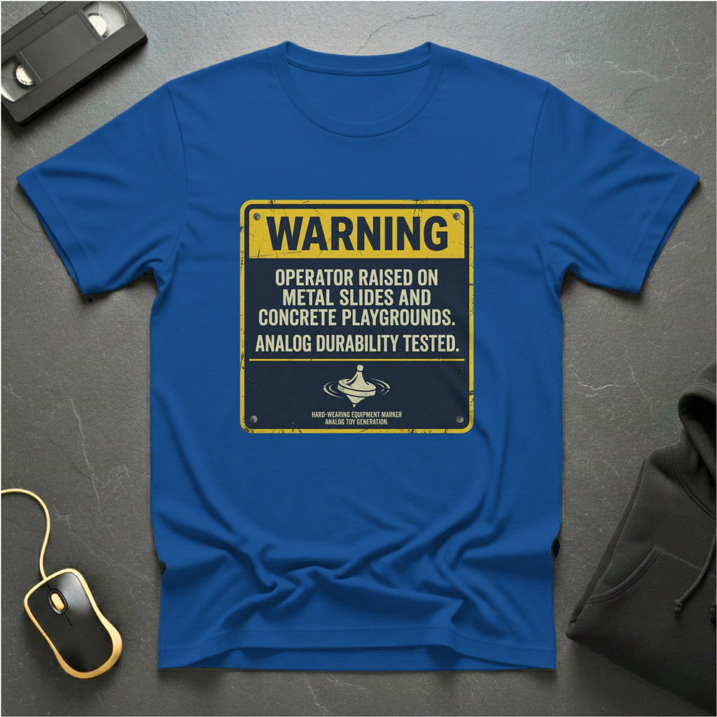 Warning Metal Slides T-Shirt