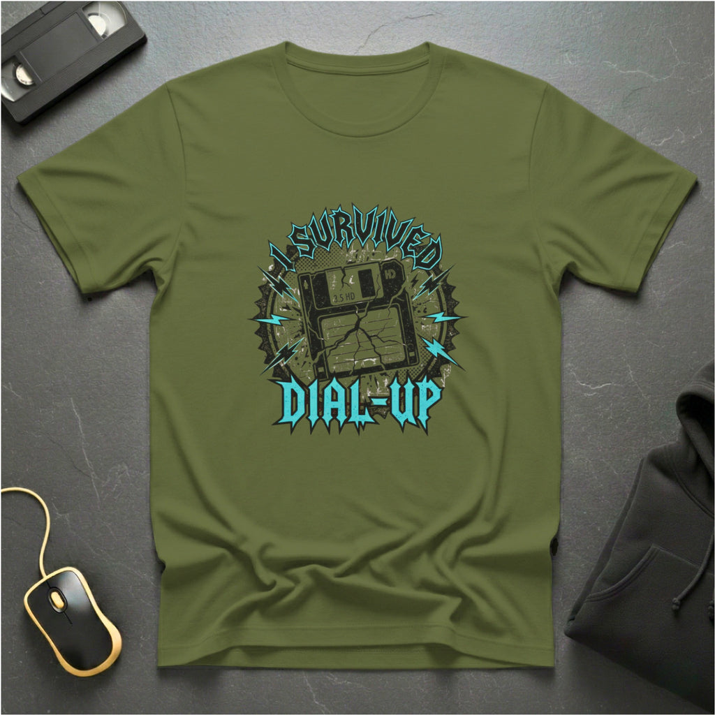 I Survived Dial Up T-shirt