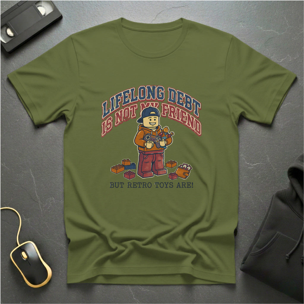 Retro Toys Debt T-Shirt