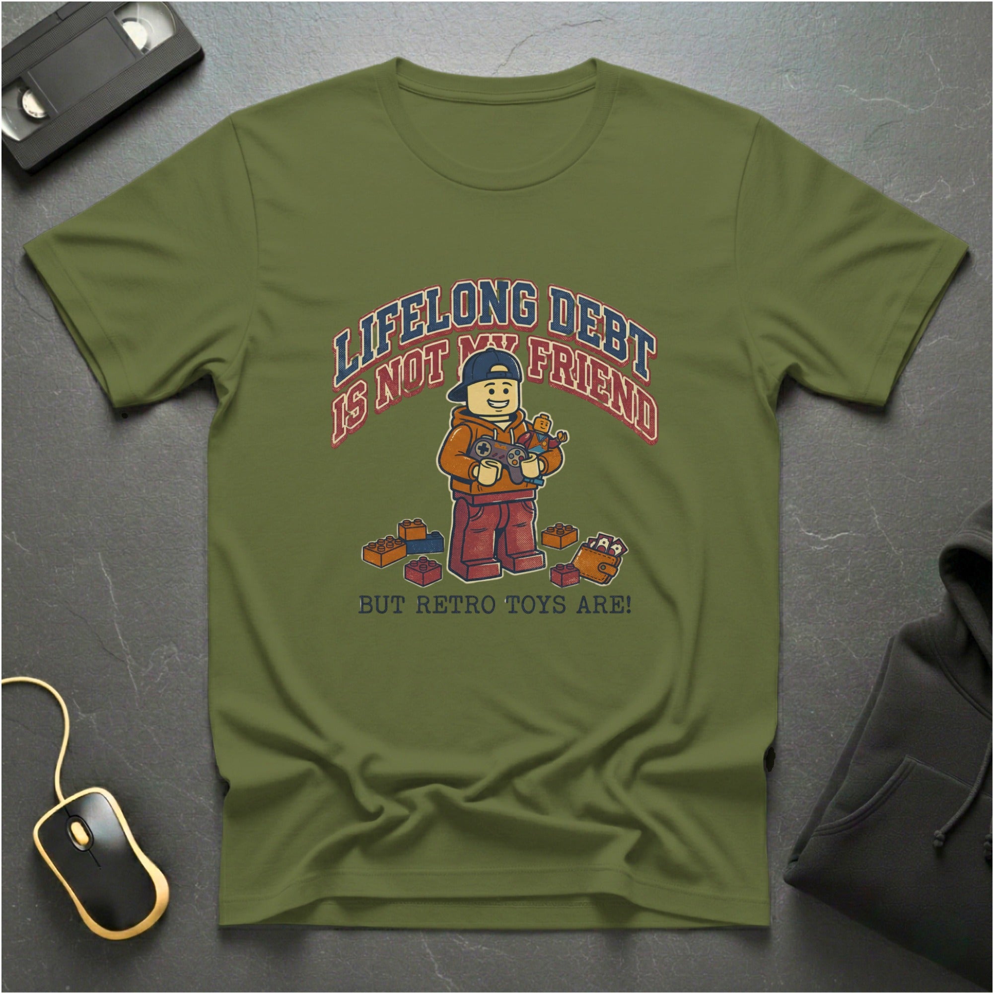 Retro Toys Debt T-Shirt