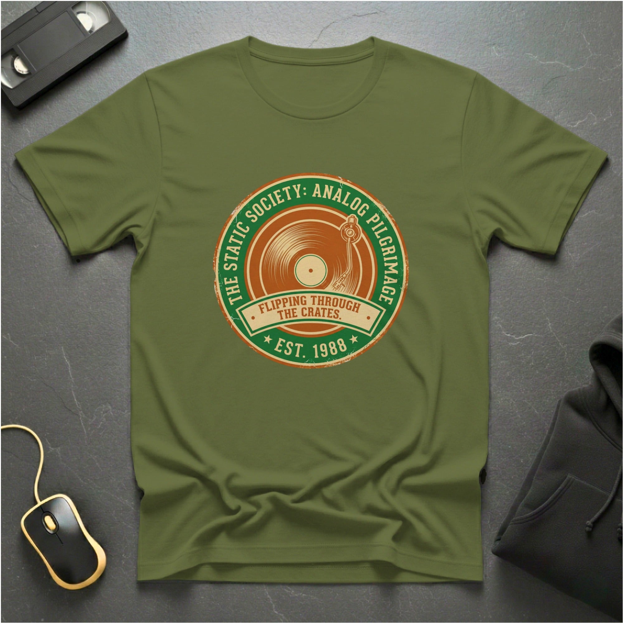 Flipping Through The Crates T-Shirt