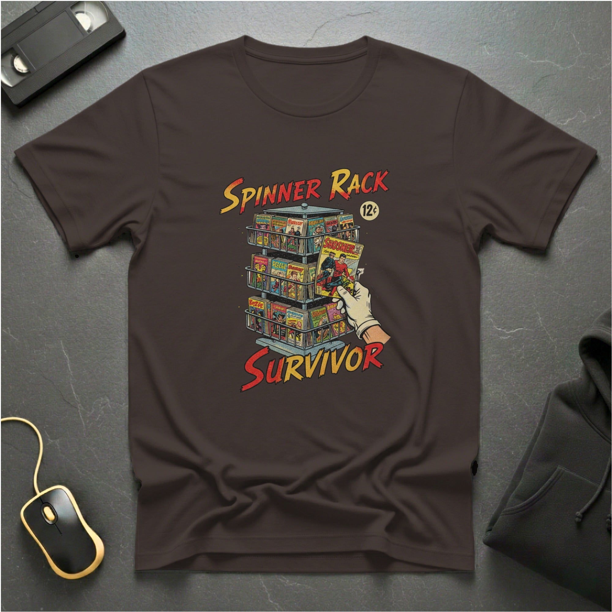 Comic Spinner Rack T-Shirt