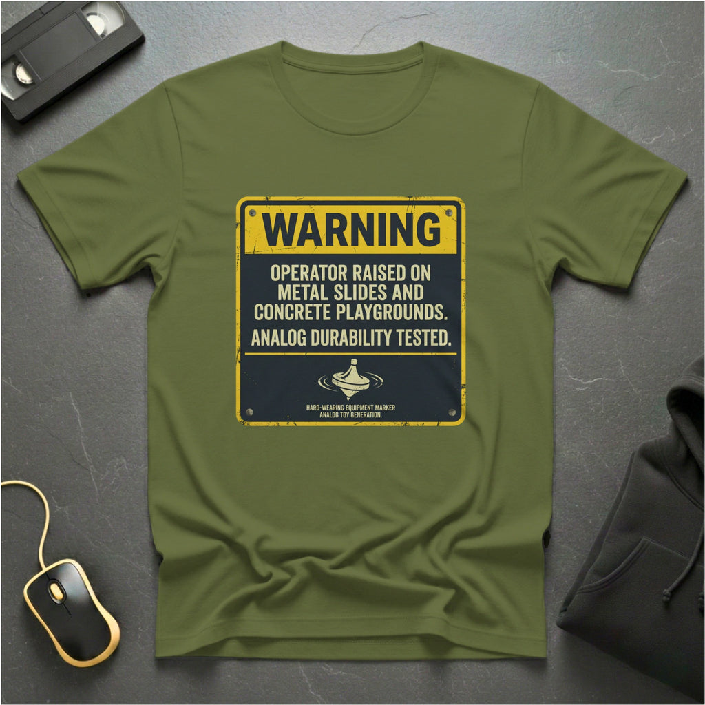 Warning Metal Slides T-Shirt