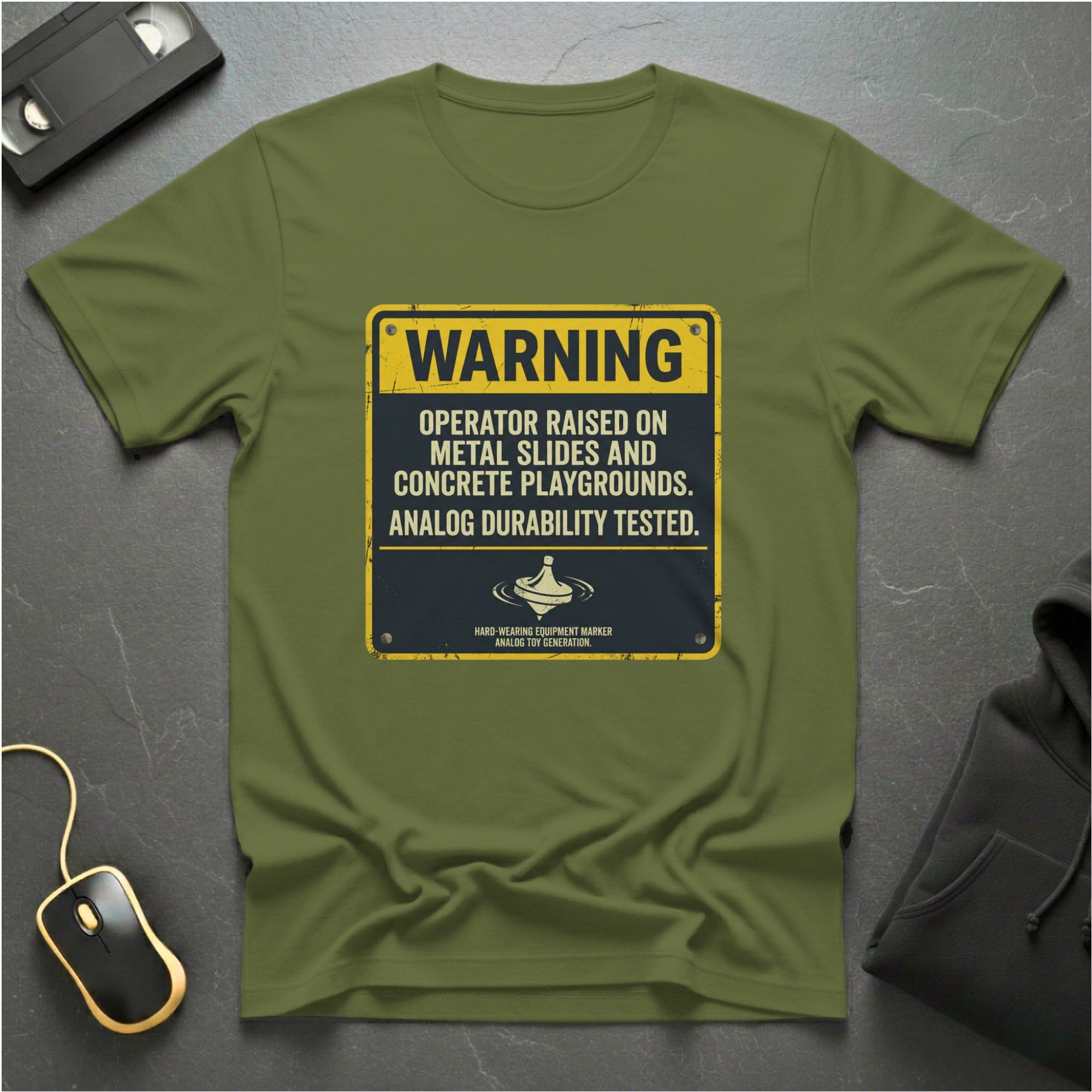 Warning Metal Slides T-Shirt