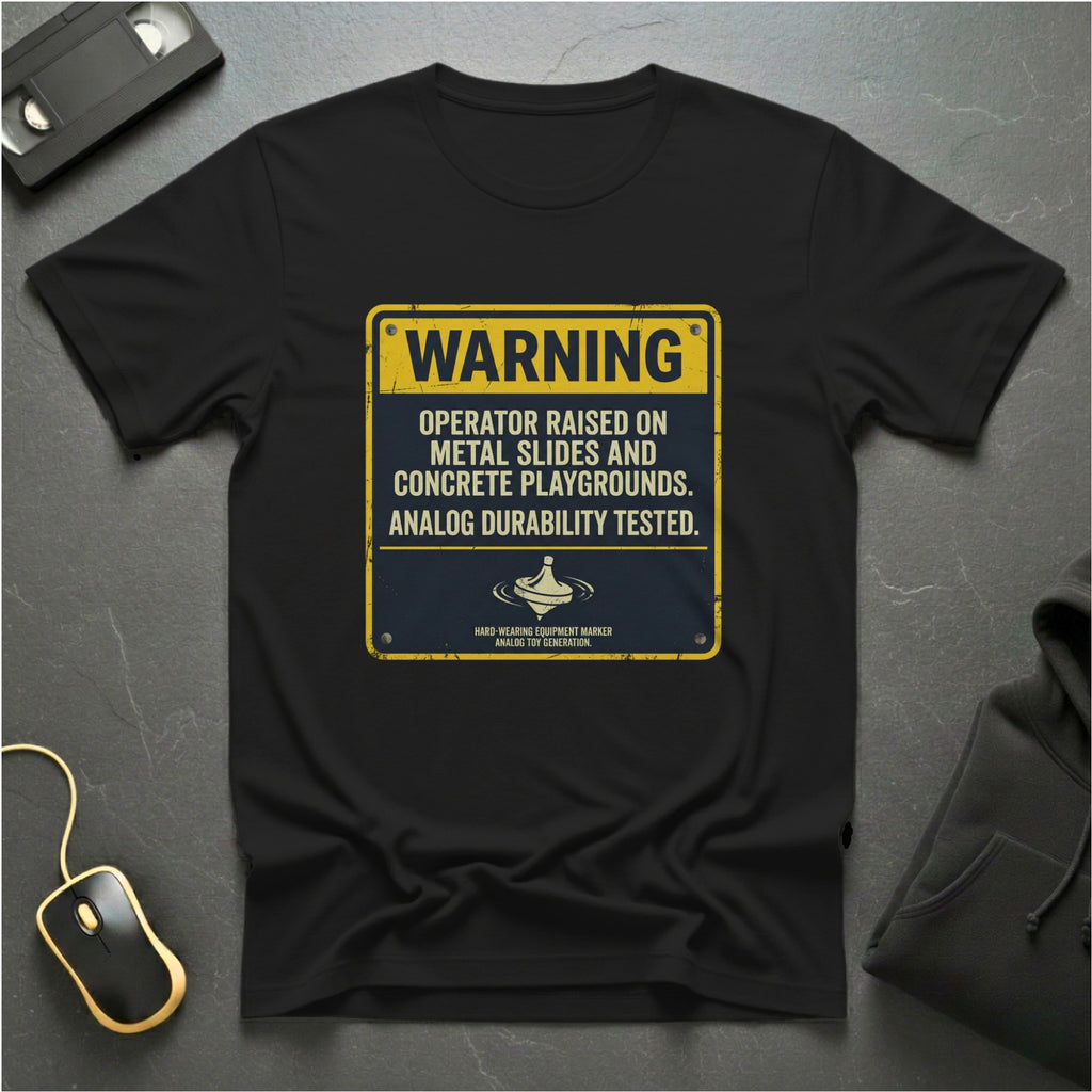 Warning Metal Slides T-Shirt
