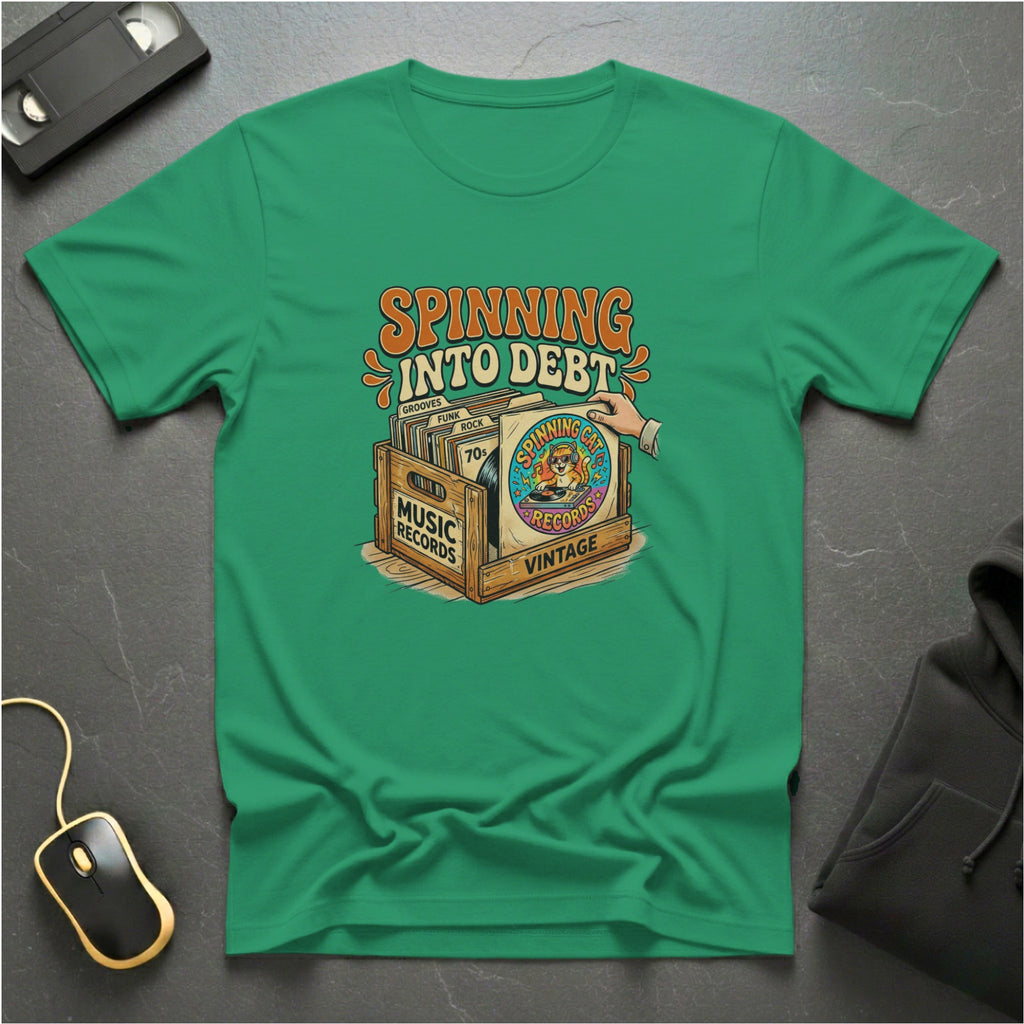Spinning Into Debt T-shirt
