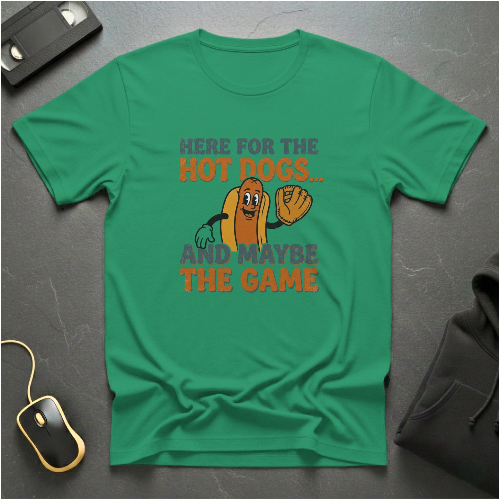 Here For The Hot Dogs T-Shirt