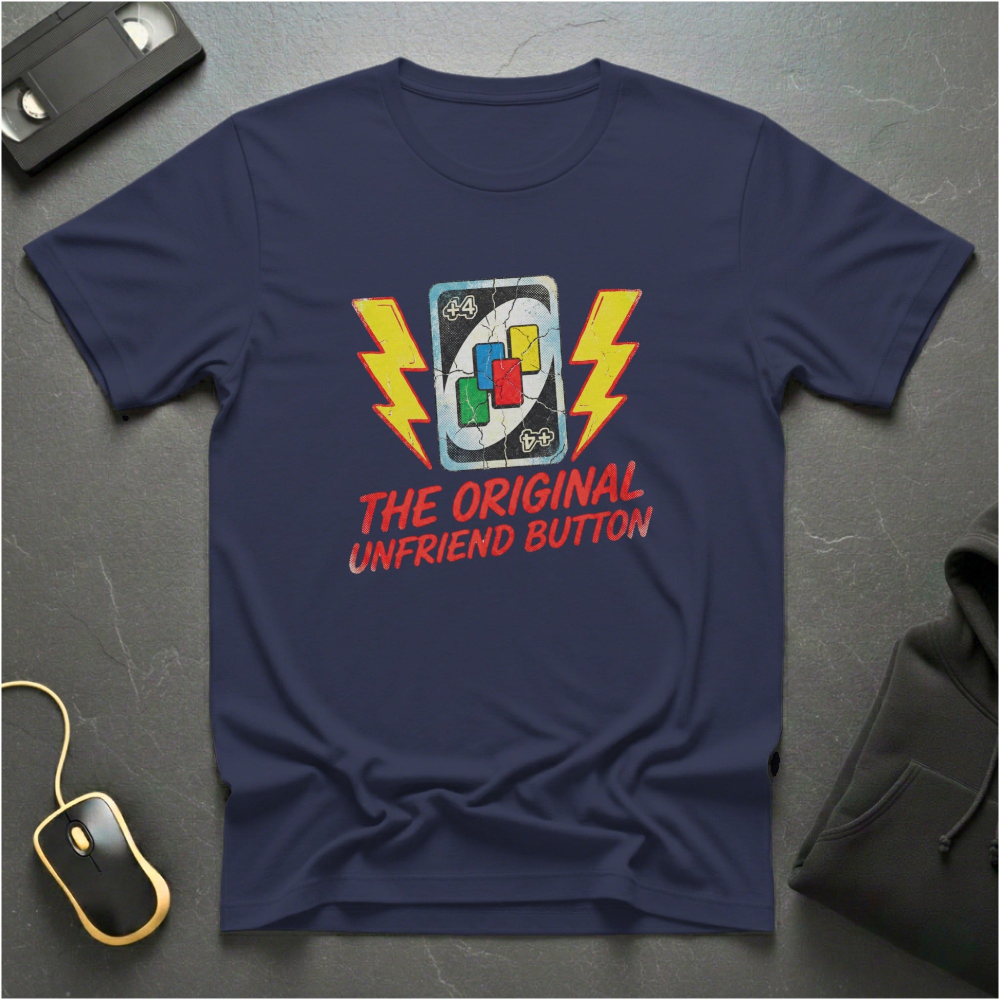 OG Unfriend Button T-Shirt