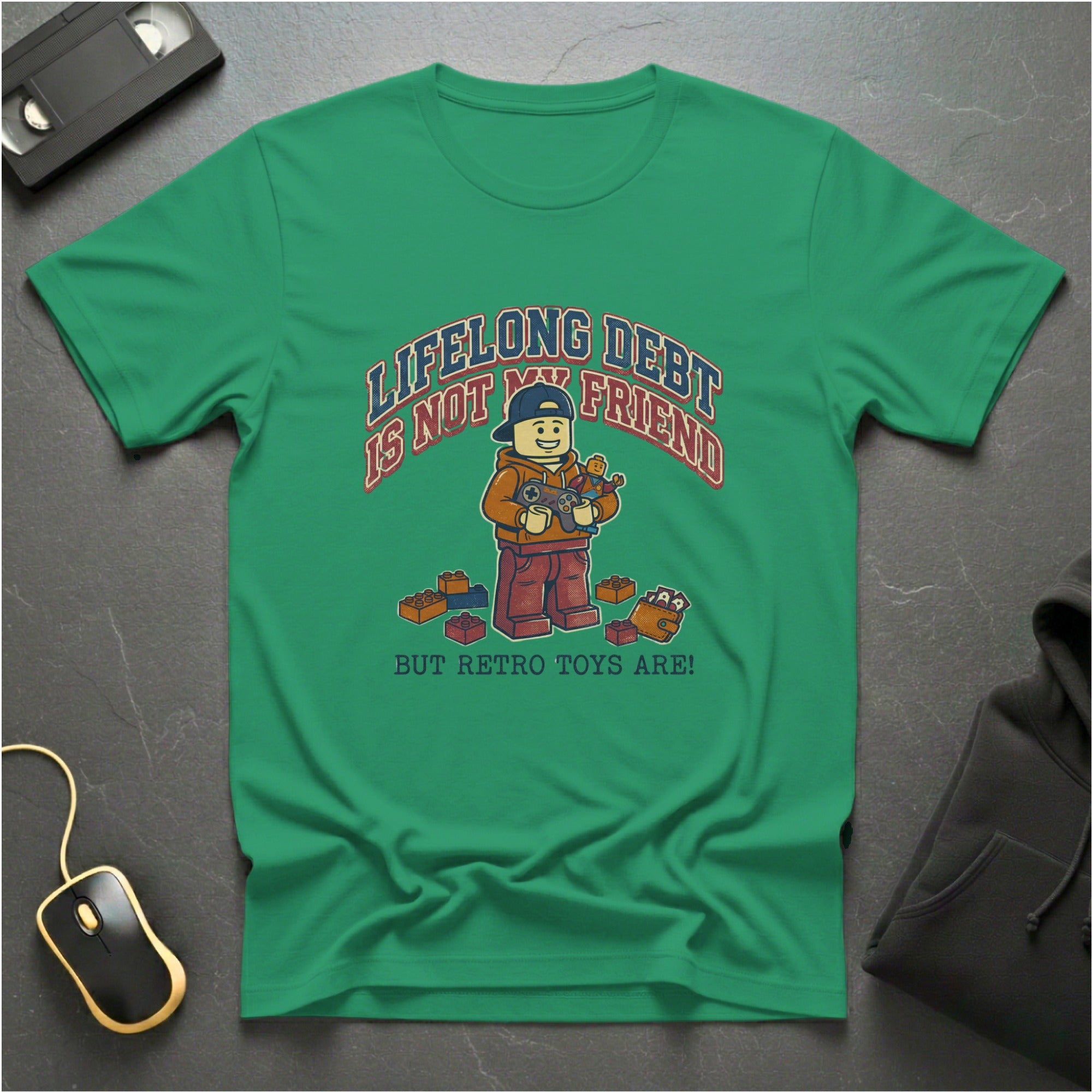 Retro Toys Debt T-Shirt