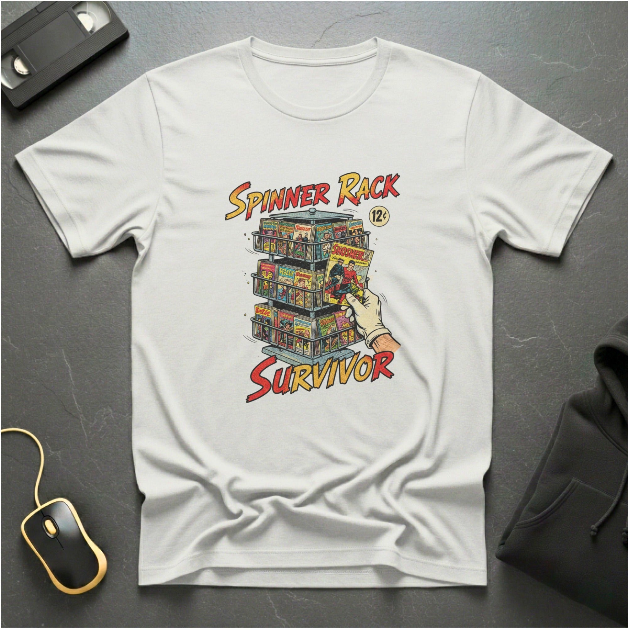 Comic Spinner Rack T-Shirt