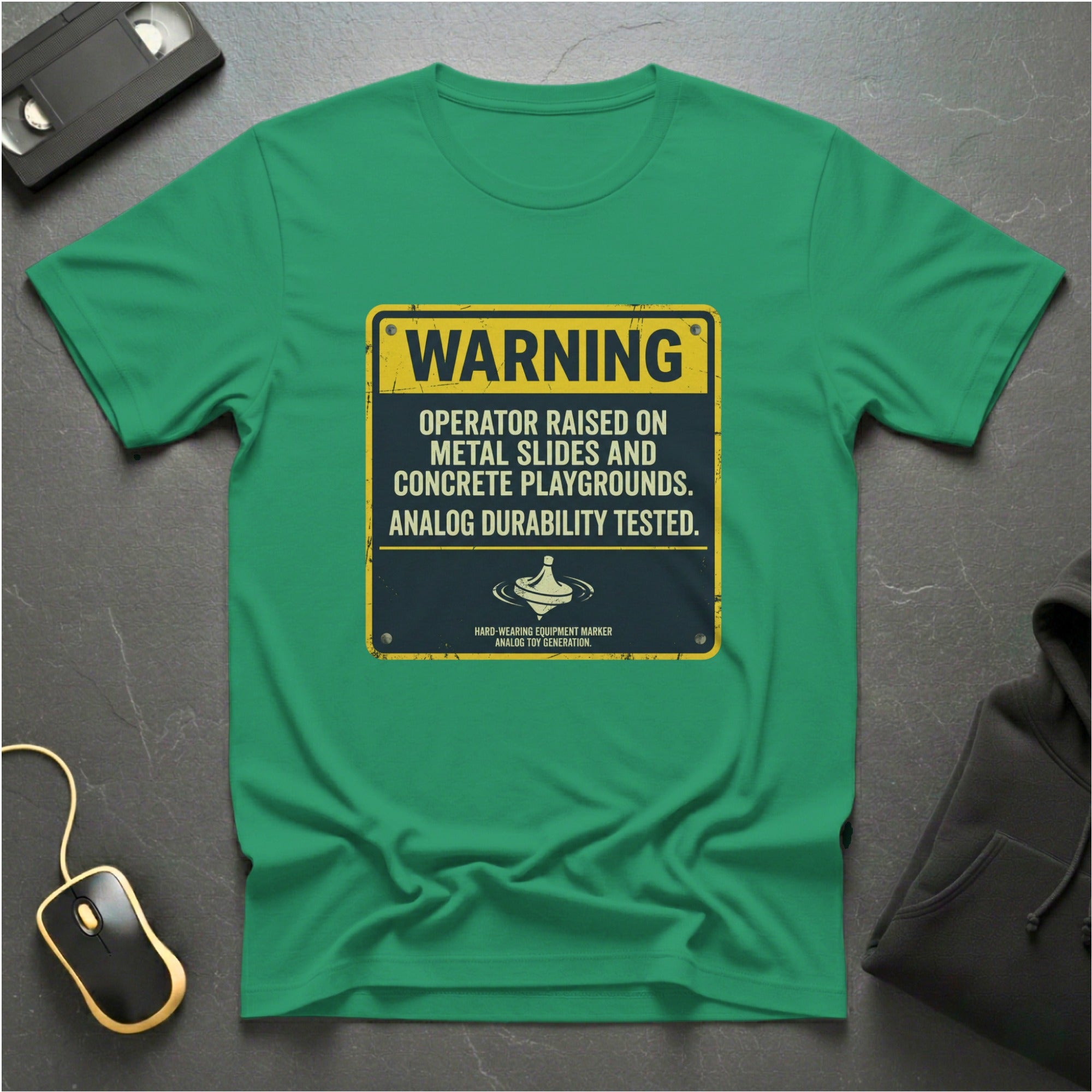 Warning Metal Slides T-Shirt