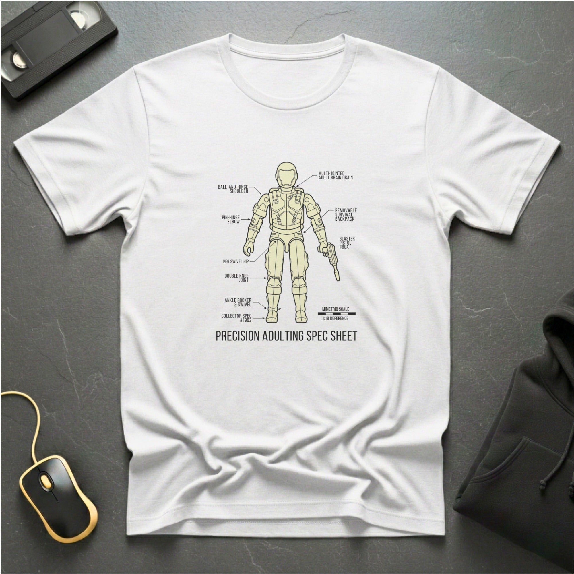 Adulting Spec Sheet T-Shirt