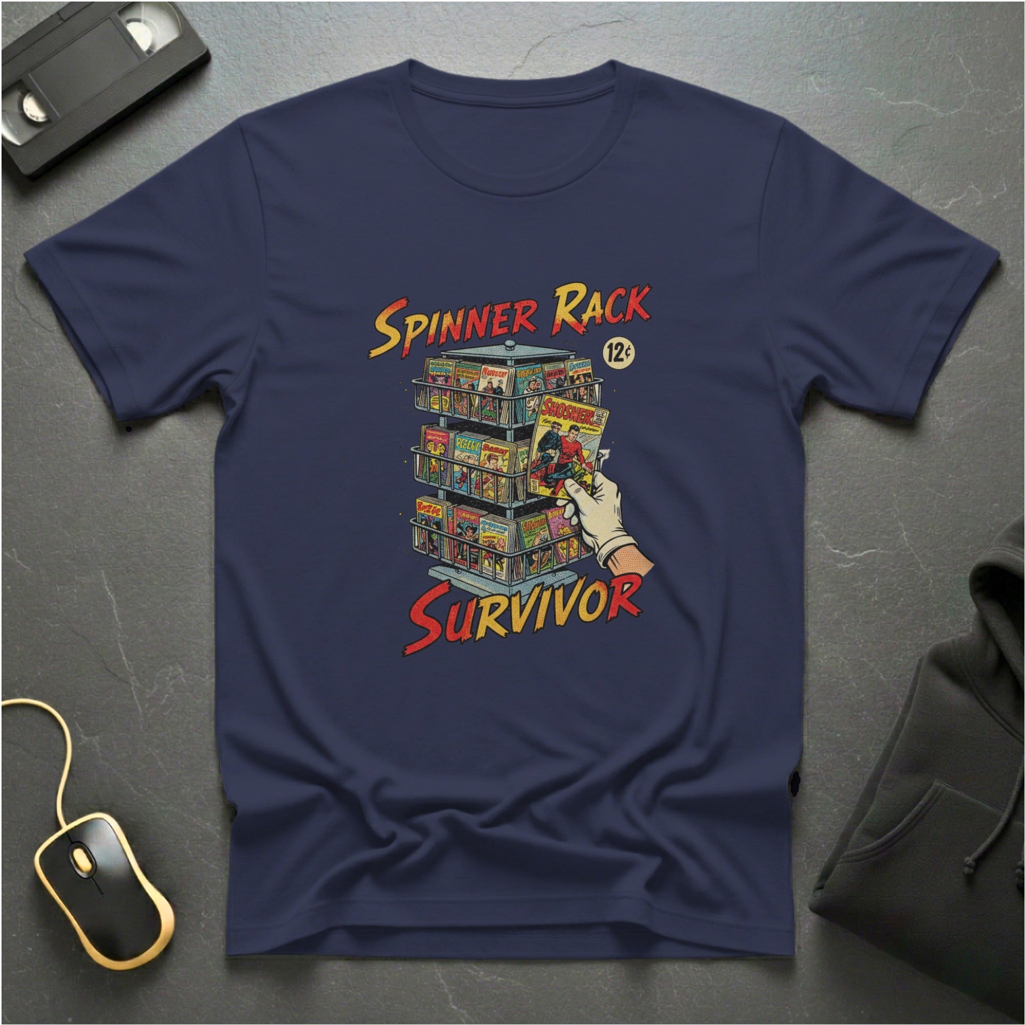 Comic Spinner Rack T-Shirt