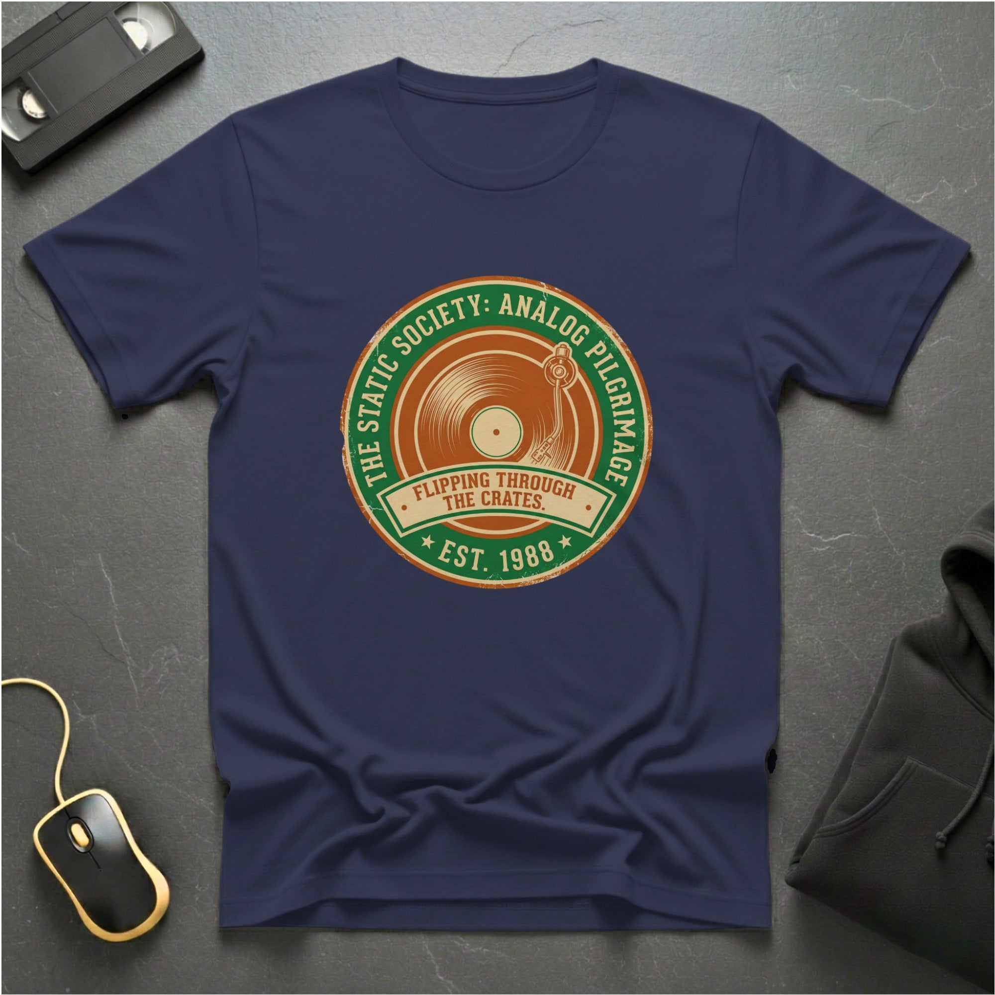 Flipping Through The Crates T-Shirt
