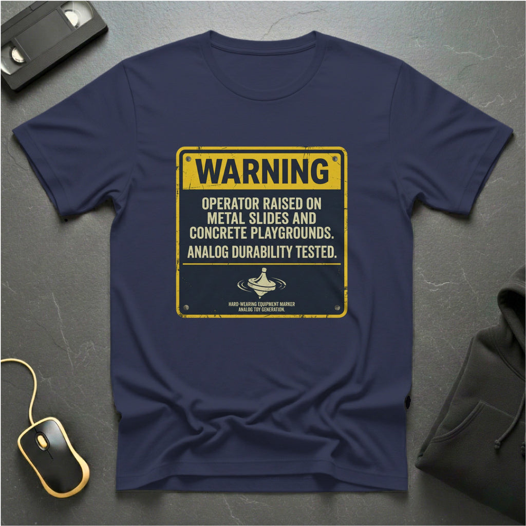 Warning Metal Slides T-Shirt
