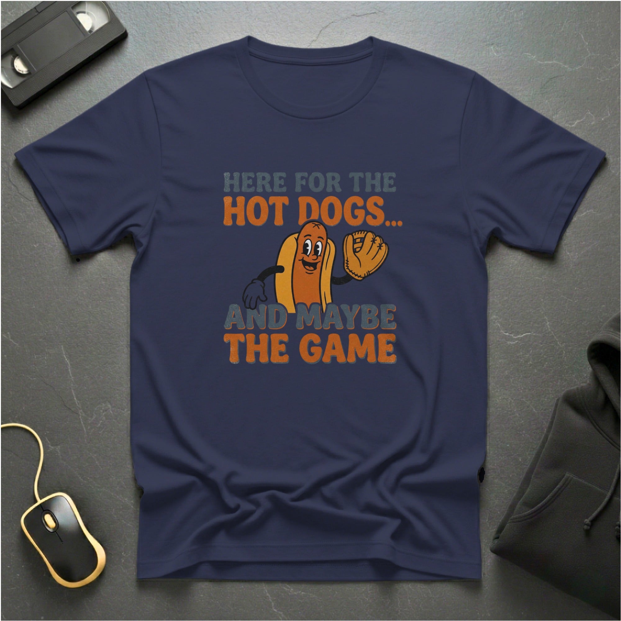 Here For The Hot Dogs T-Shirt