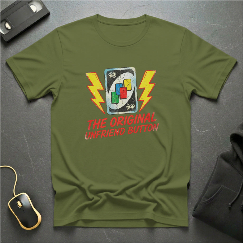 OG Unfriend Button T-Shirt