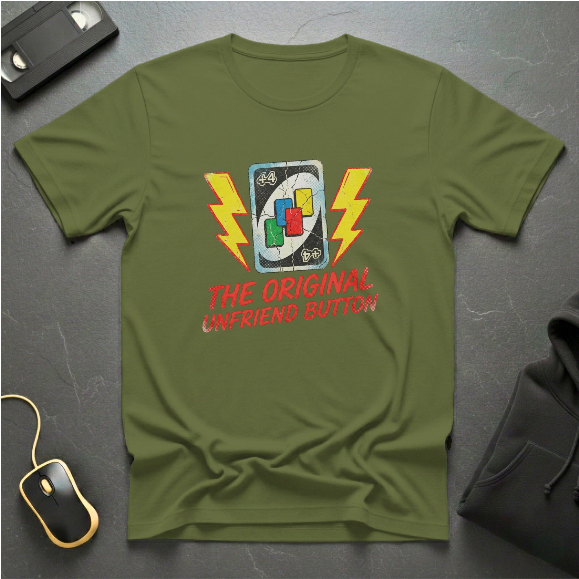 OG Unfriend Button T-Shirt