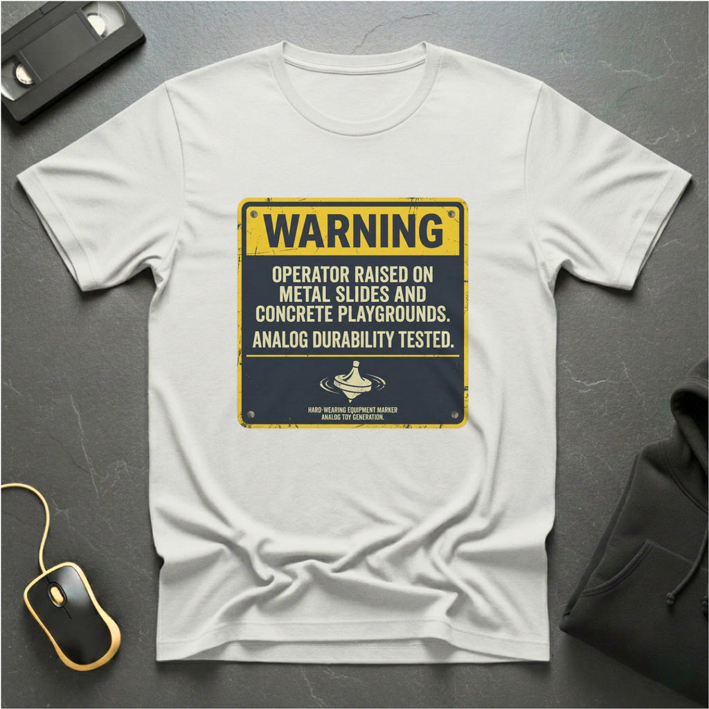 Warning Metal Slides T-Shirt