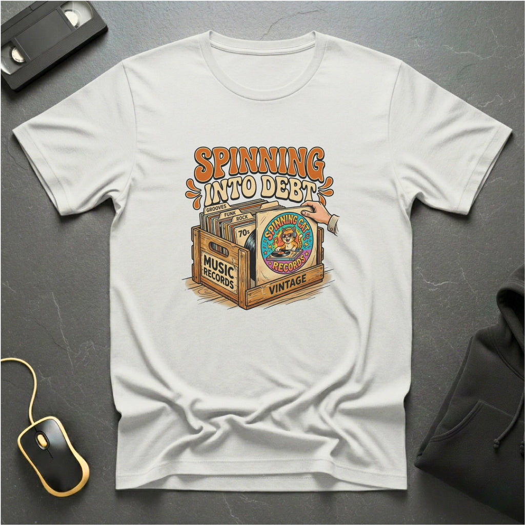 Spinning Into Debt T-shirt