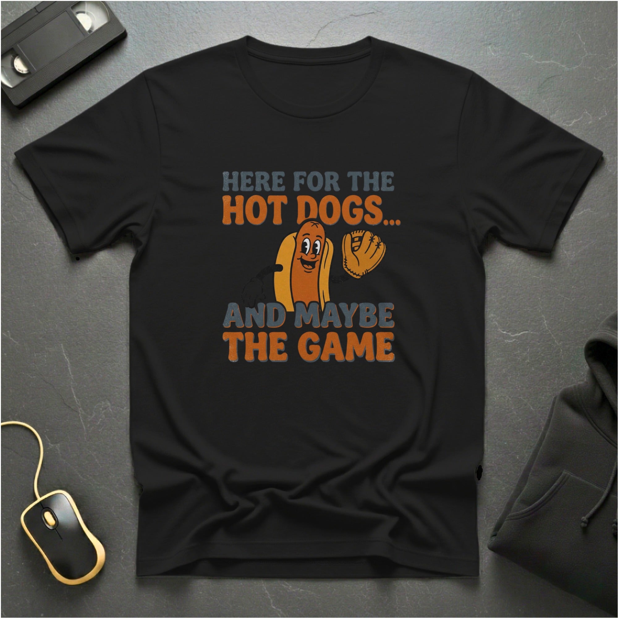 Here For The Hot Dogs T-Shirt